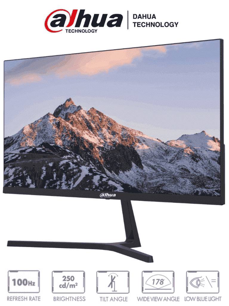 Dahua dhi-lm22-b200s - monitor de 21.45 pulgadas/ ultra delgado/ 1920×1080/ angulo de visualización de 178 grados altavoces integrados hdmi vga 100hz 5ms