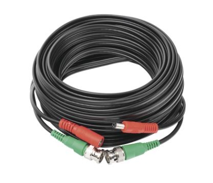 Cable coaxial armado hikvision diy-10m-hd - 10 mts, negro