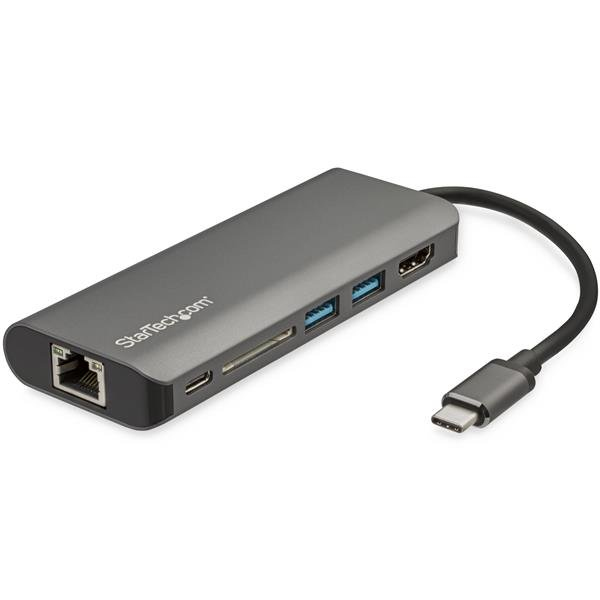 Adaptador multipuertos con hdmi startech.com dkt30csdhpd3 - macho, negro