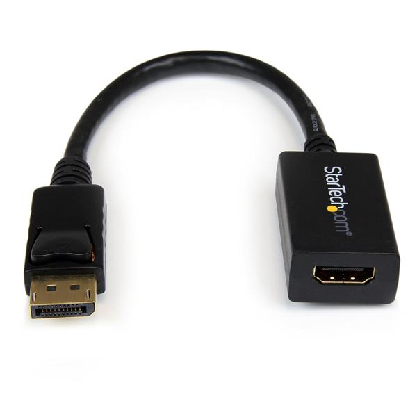 Convertidor dp a hdmi startech.com dp2hdmi2 - hdmi, hdmi, macho/hembra, negro