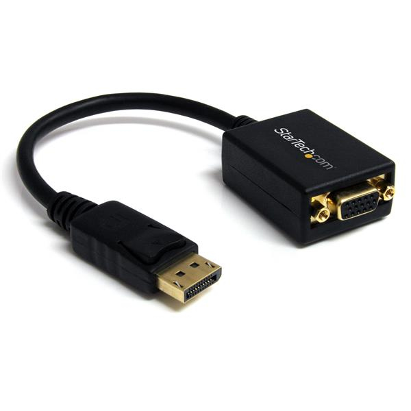 Convertidor displayport a vga startech.com - displayport, vga, macho/hembra, negro, 0, 36 m