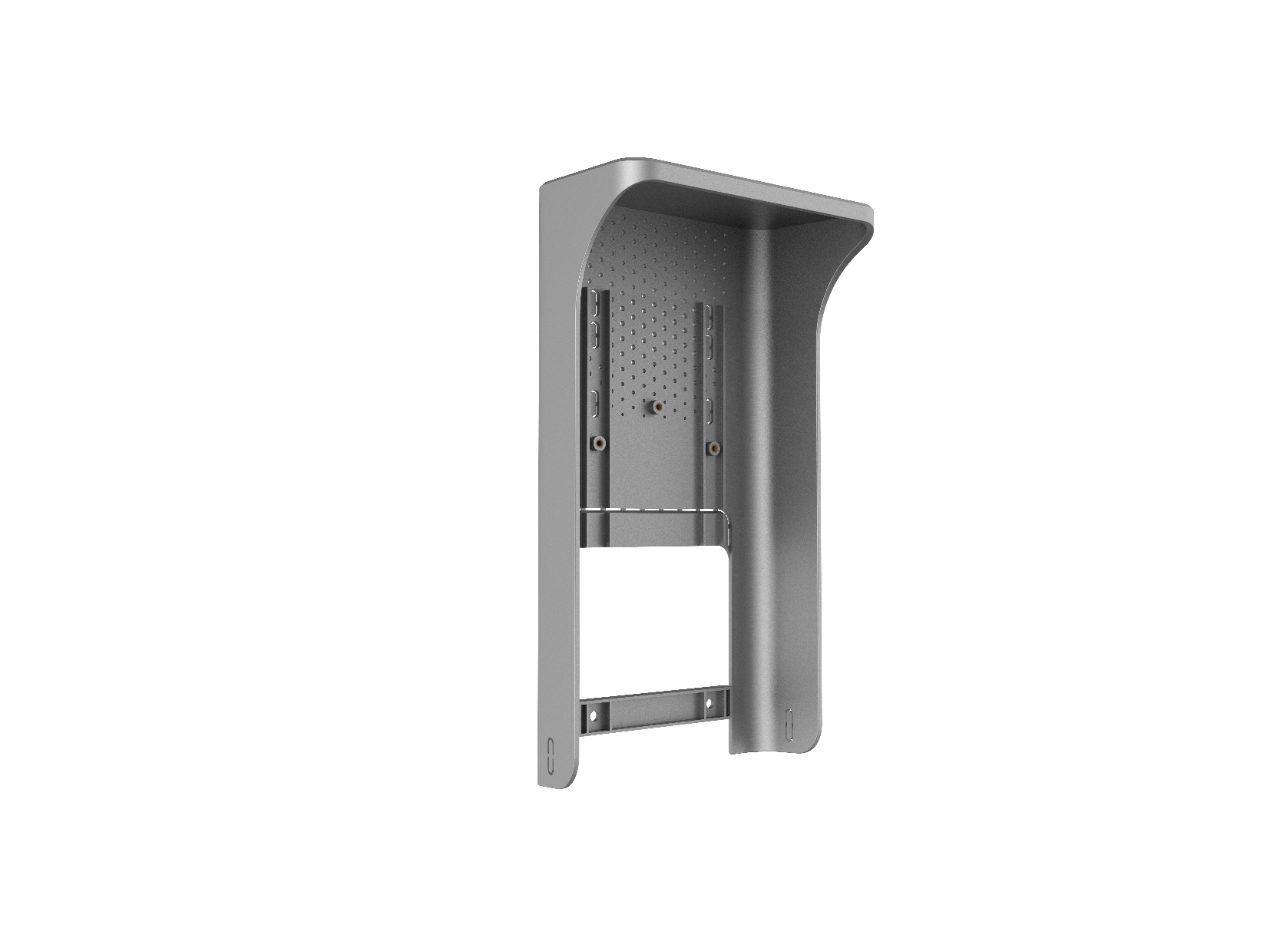 Carcasa protectora para lectores de rostro material: spcc hikvision (ds-kab671-s)