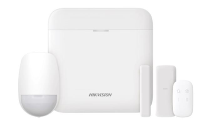 Kit de alarma  hikvision ax pro slim - color blanco