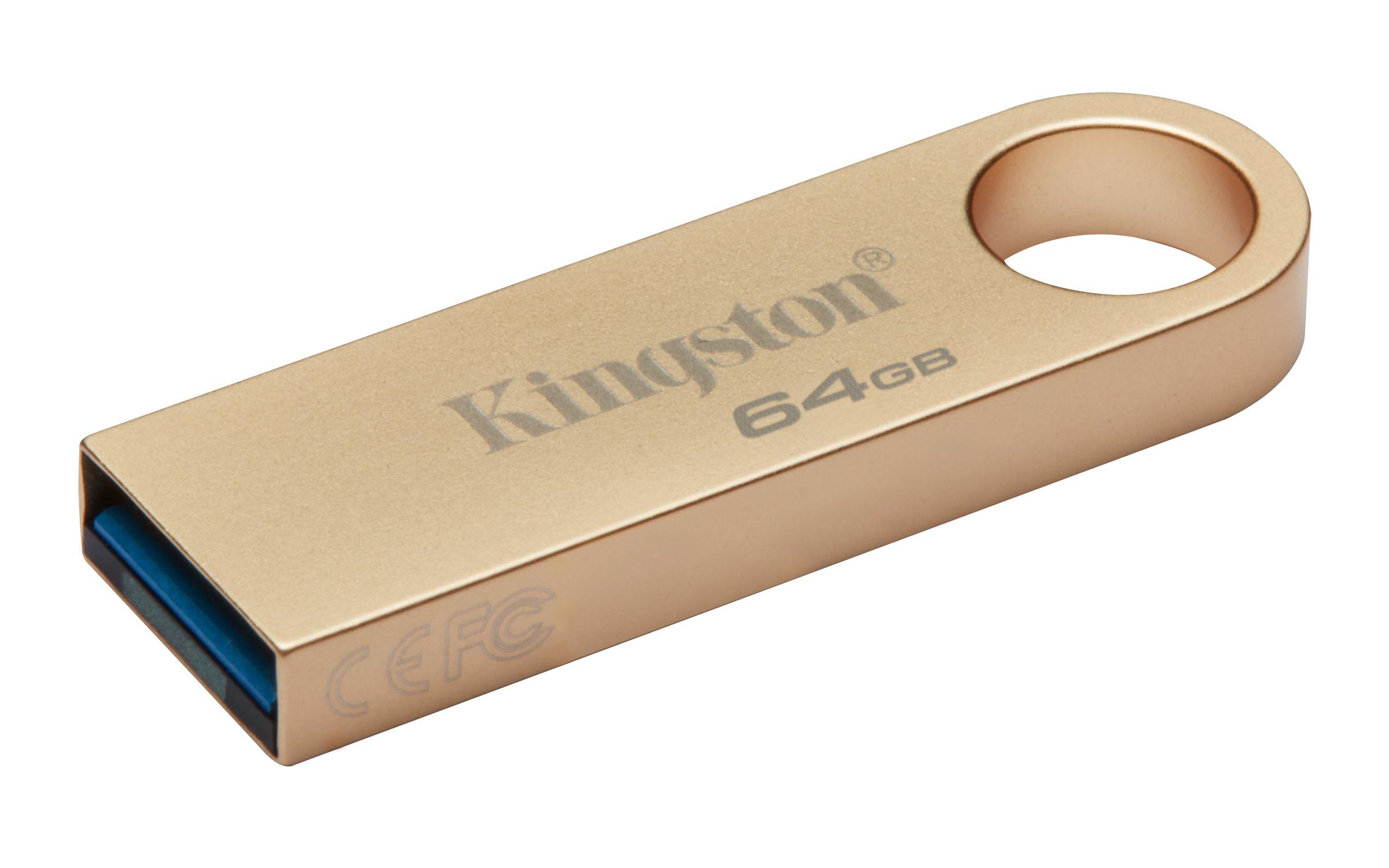 Memoria kingston 64gb / 3.2 alta velocidad/ datatravaler dorada (dtse9g3/64gb)