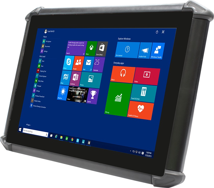 Terminal all- in-one marca ec line modelo ec-wt-10n. procesador intel atomx5-z8350. opera con sistema windows 10 enterprise. pantalla 10.1