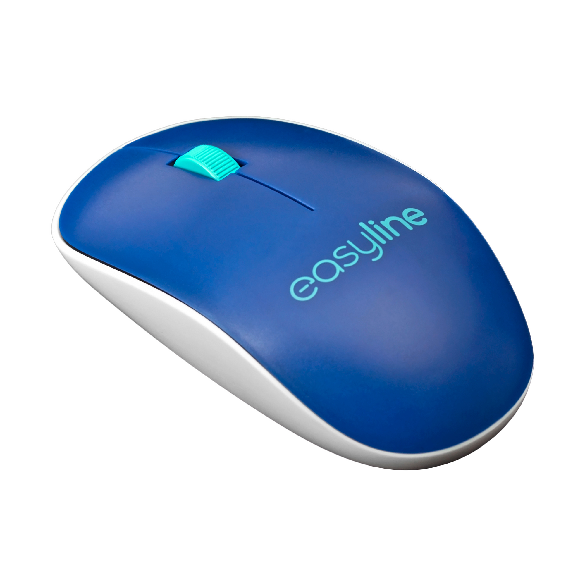 Mouse easy line el-995128 - azul, inalámbrico, 1000 dpi