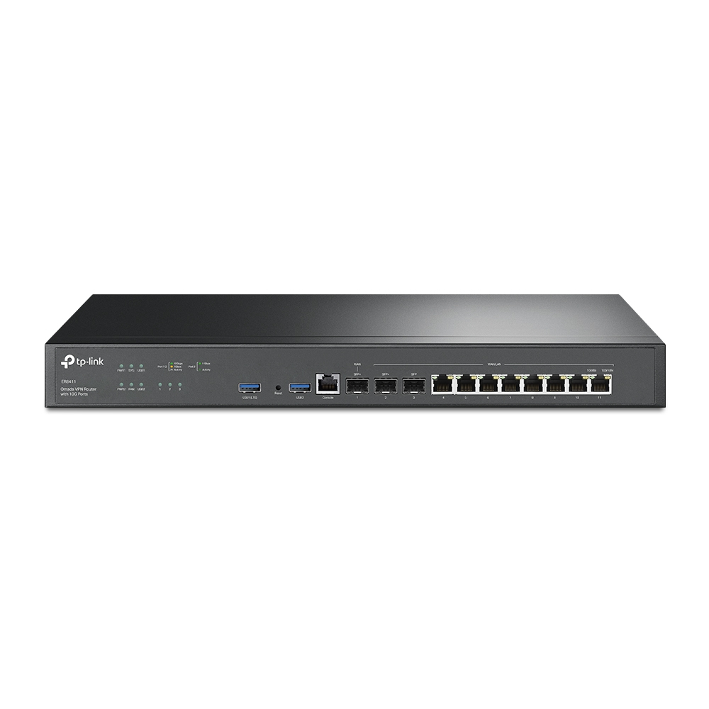 Router vpn tp-link er8411 omada con 10 puertos ge sfp+ e integrado en omada sdn