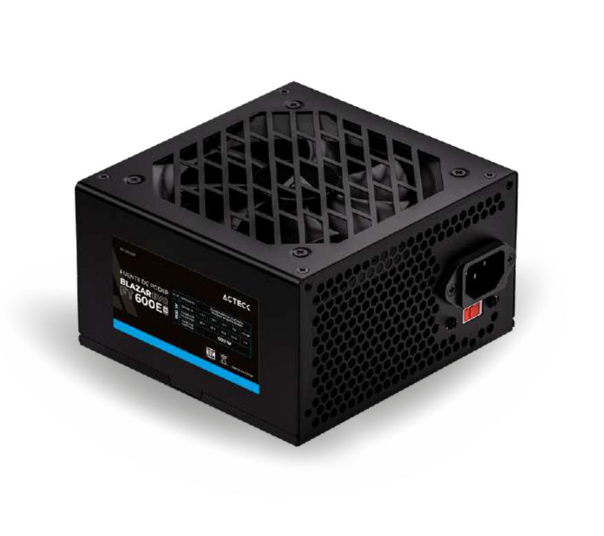 Fuente de poder acteck  blazar evo  ft600e advanced series atx 600w