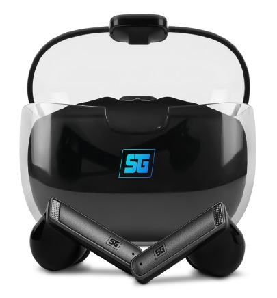 Audífonos. vorago start the game esb-301-pro.tws bluetooth manos libres ipx5. led 35 hrs