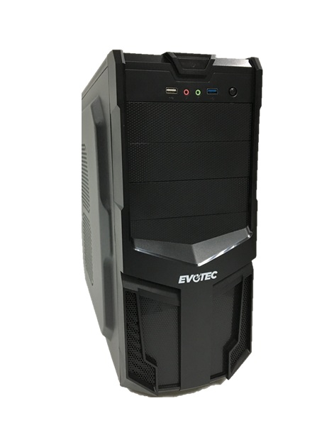 Gabinete evotec ev-1005 - micro-atx, torre, micro-atx, negro, 600w