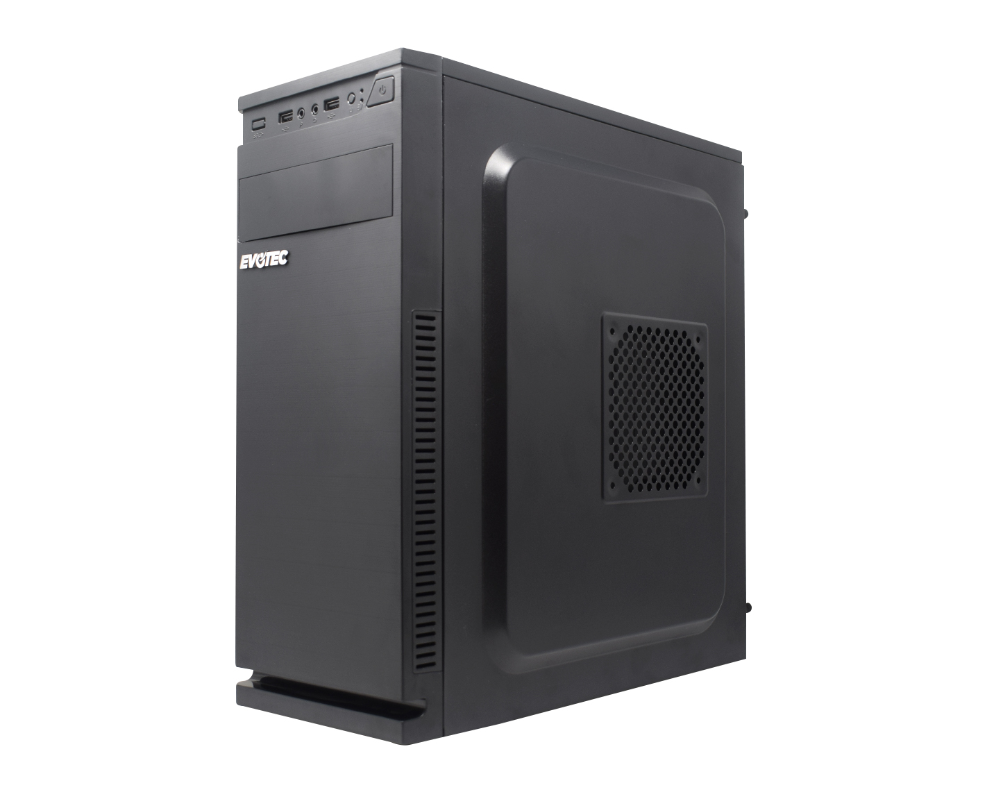 Gabinete evotec ev-1015 - atx, gabinete, negro