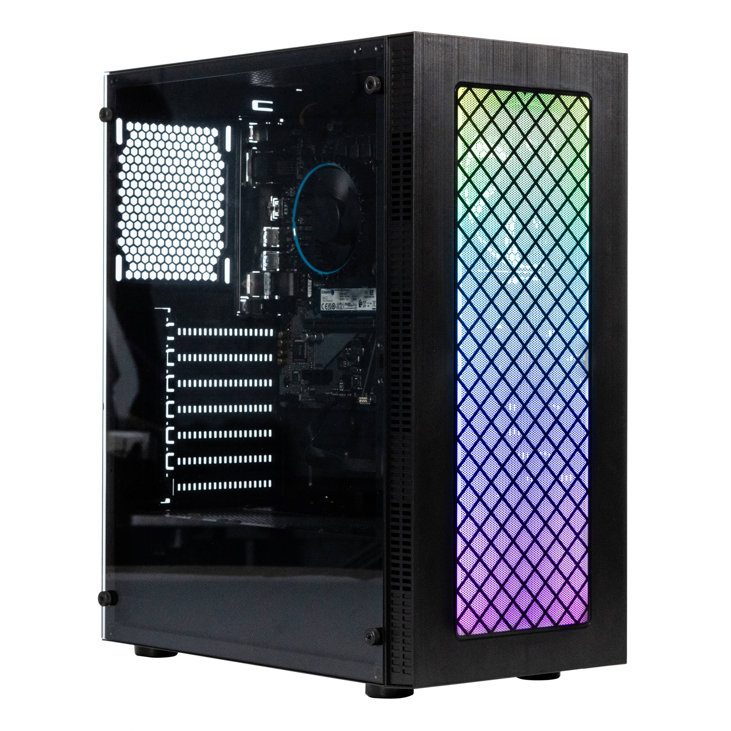 Computadora gamer evotec intel i5-12400 - 16gb, ssd 1tb, win prueba