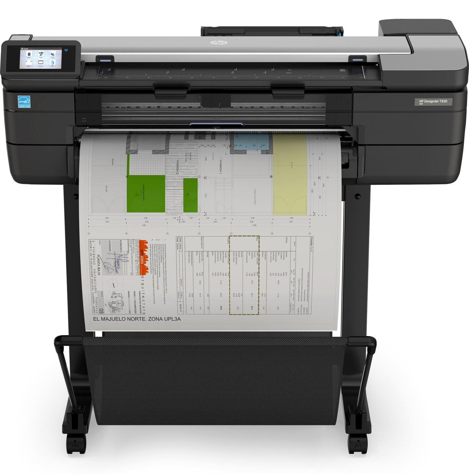 Plotter hp designjet t830 (f9a28d) 24