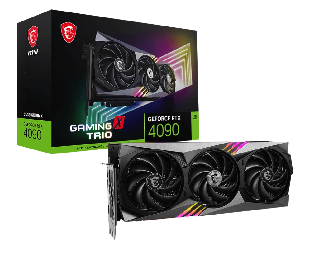 Tarjeta de video msi rtx 4090 gaming x trio 24gb gddr6x g4090gt24