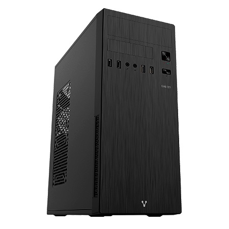 Gabinete vorago gab-101k - atx, media torre, atx, micro-atx, mini-itx, negro, 500 w