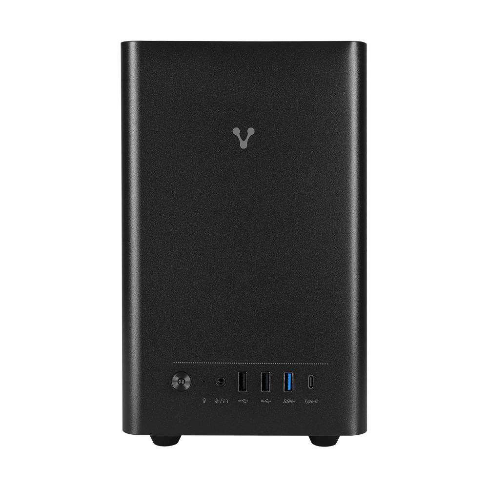 Gabinete vorago gab-210 minitorre micro atx / itx 2xusb 2.0 1xusb 3.0 1xtipo c 5oow negro