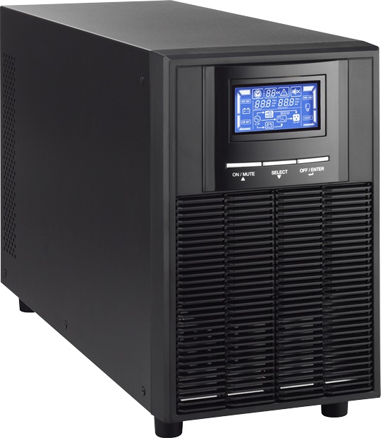 Ups online con doble conversión vica gamma 2k - 2000 va, 1800 w, 4 h, negro