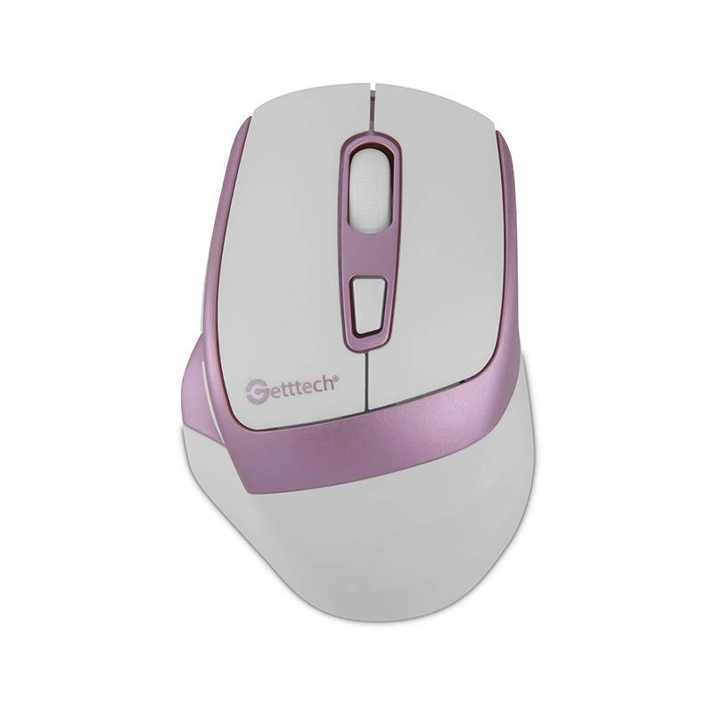 Mouse de oficina - getttech, rosa - modelo ggm-stdbw-01-pk