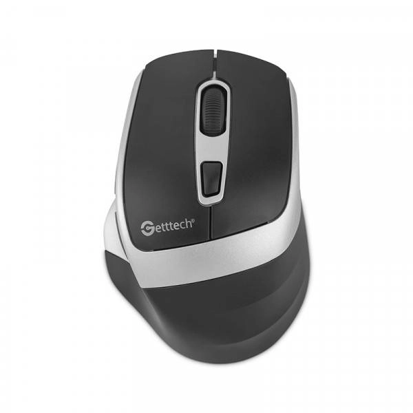 Mouse de oficina - getttech, plateado - modelo ggm-stdbw-01-sl