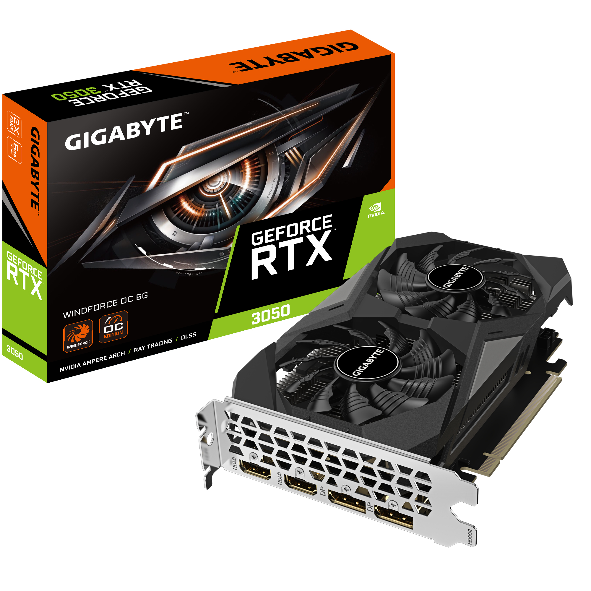 Tar video gigabyte gv-n3050wf2oc-6gd