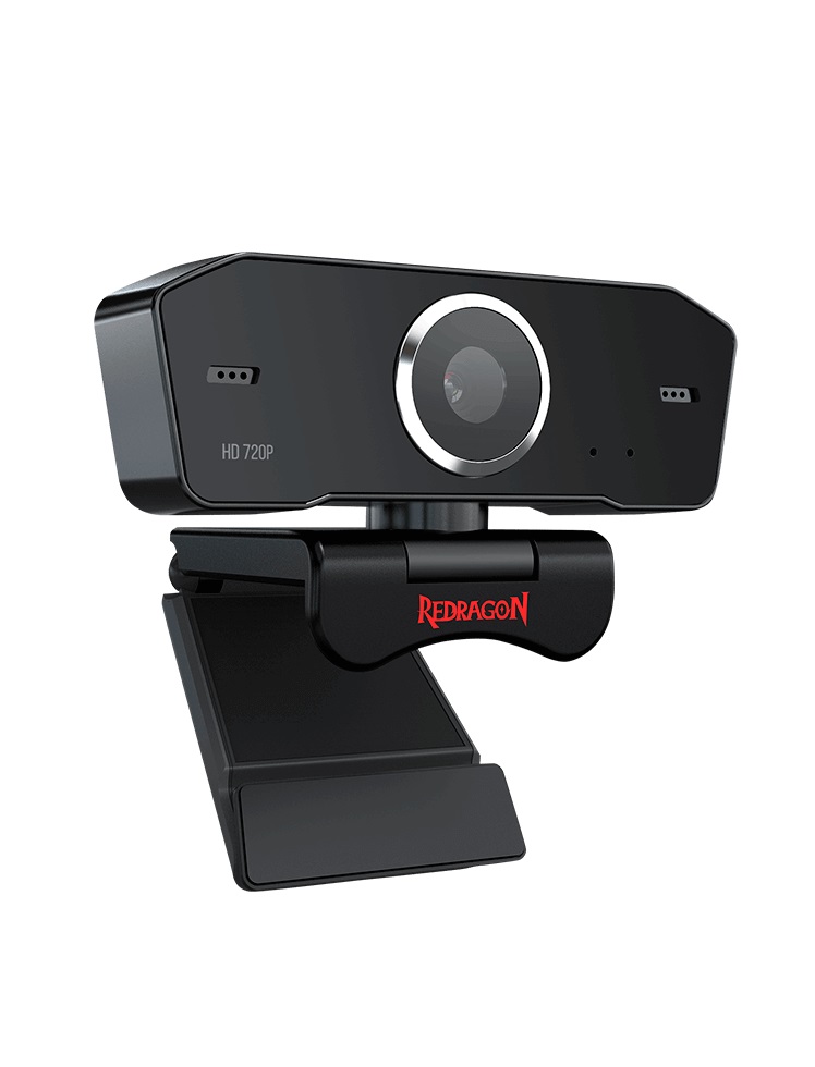 Webcam  redragon fobos - negro, 720p