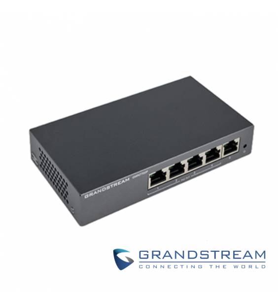 Switch grandstream gwn7700p 5 puertos - 4 pts poe