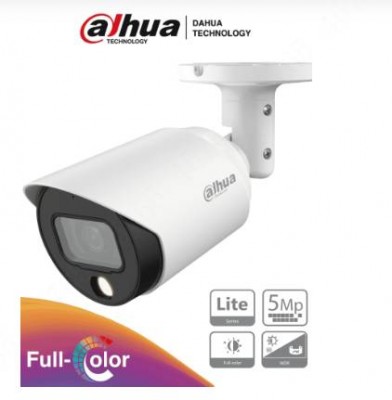 Dahua hac-hfw1509tn-led - camara bullet full color de 5 megapixeles/ lente de 2.8mm/ 112 grados de apertura/ leds para 20 metros/ metalica/ wdr de 120 db/