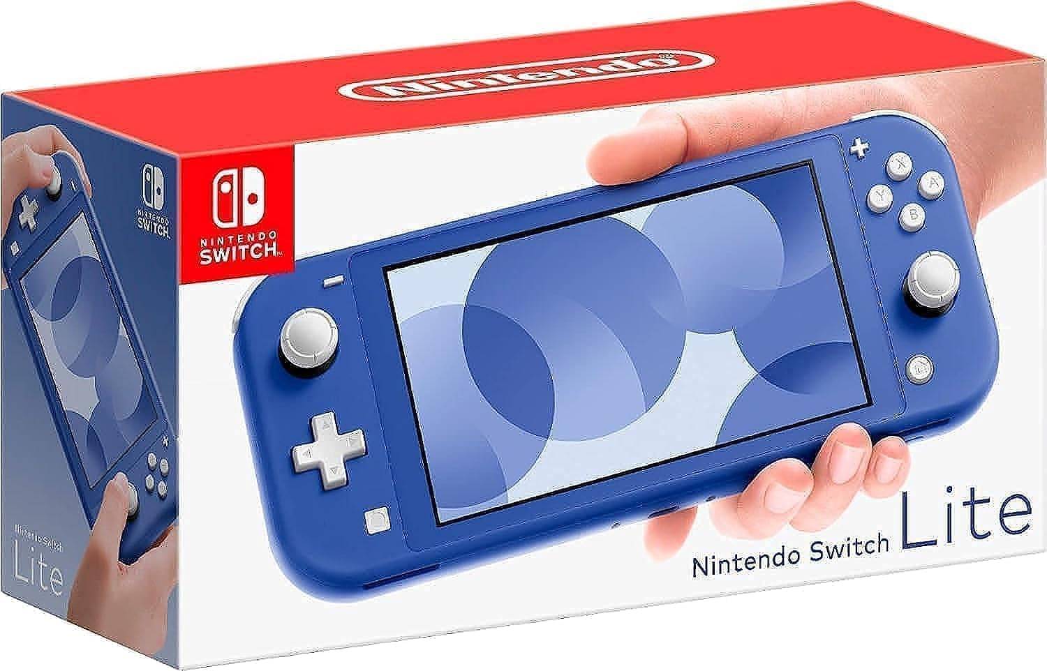 Nintendo switch lite - edición estándar - azul. version internacional