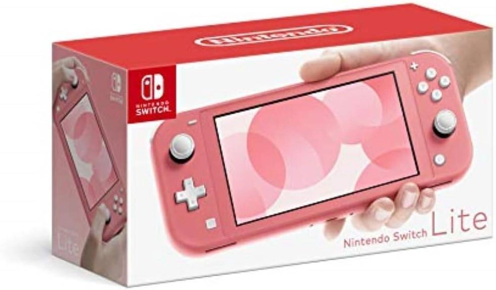 Nintendo switch lite - edición estándar - coral. version internacional