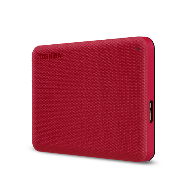 Disco duro externo toshiba hdtca10xr3aa - 1 tb, usb 3.0, rojo