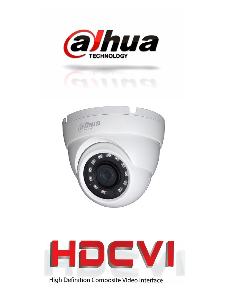 Dahua hac-hdw1200mn-0280b - camara domo 1080p/ metálica/ lente de 2.8mm/ 101 grados de apertura/ ir de 30 metros/ ip67/ dwdr/ blc/hlc/agc/tvi/ahd/cbvs