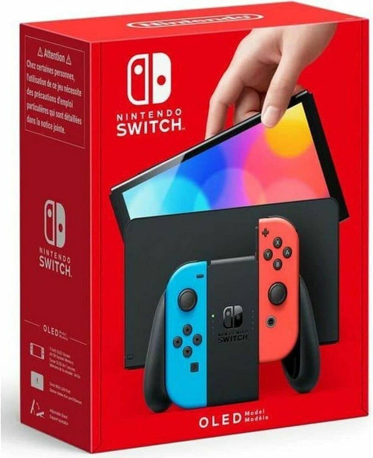 Nintendo switch oled color joycons neon. version internacional