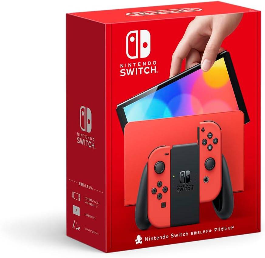 Nintendo switch oled mario red edition. version internacional