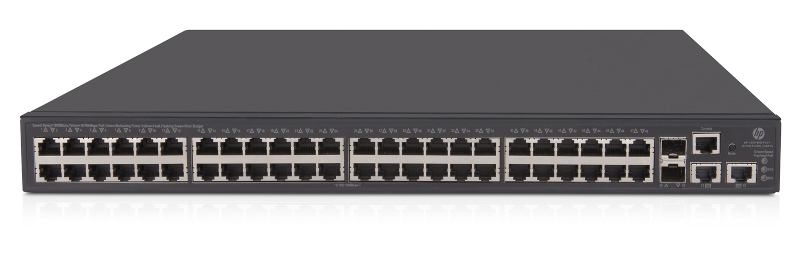 Switch avanzado de 48 puertos gigabit - con gestión web inteligente, 2sfp+ 2xgt poe+.