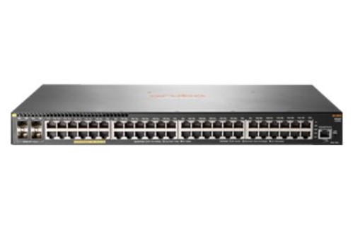 Switch aruba 2930f 48g poe+ 370w 4sfp+ - plata, 48