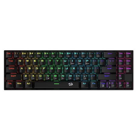 Teclado mecánico  redragon deimos - inglés, negro, rgb