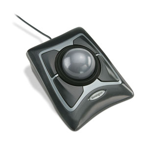 Trackball con cable  kensington k64325 - negro