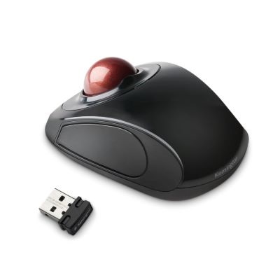 Ratón móvil inalámbrico trackball kensington k72352us orbit