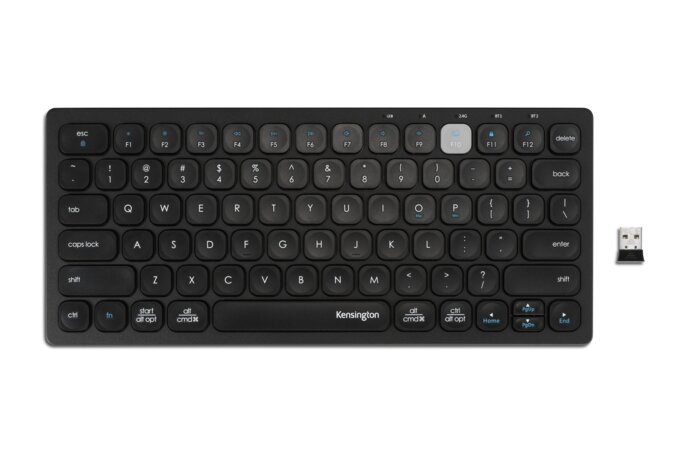 Teclado  kensington k75502es - inalámbrico, negro