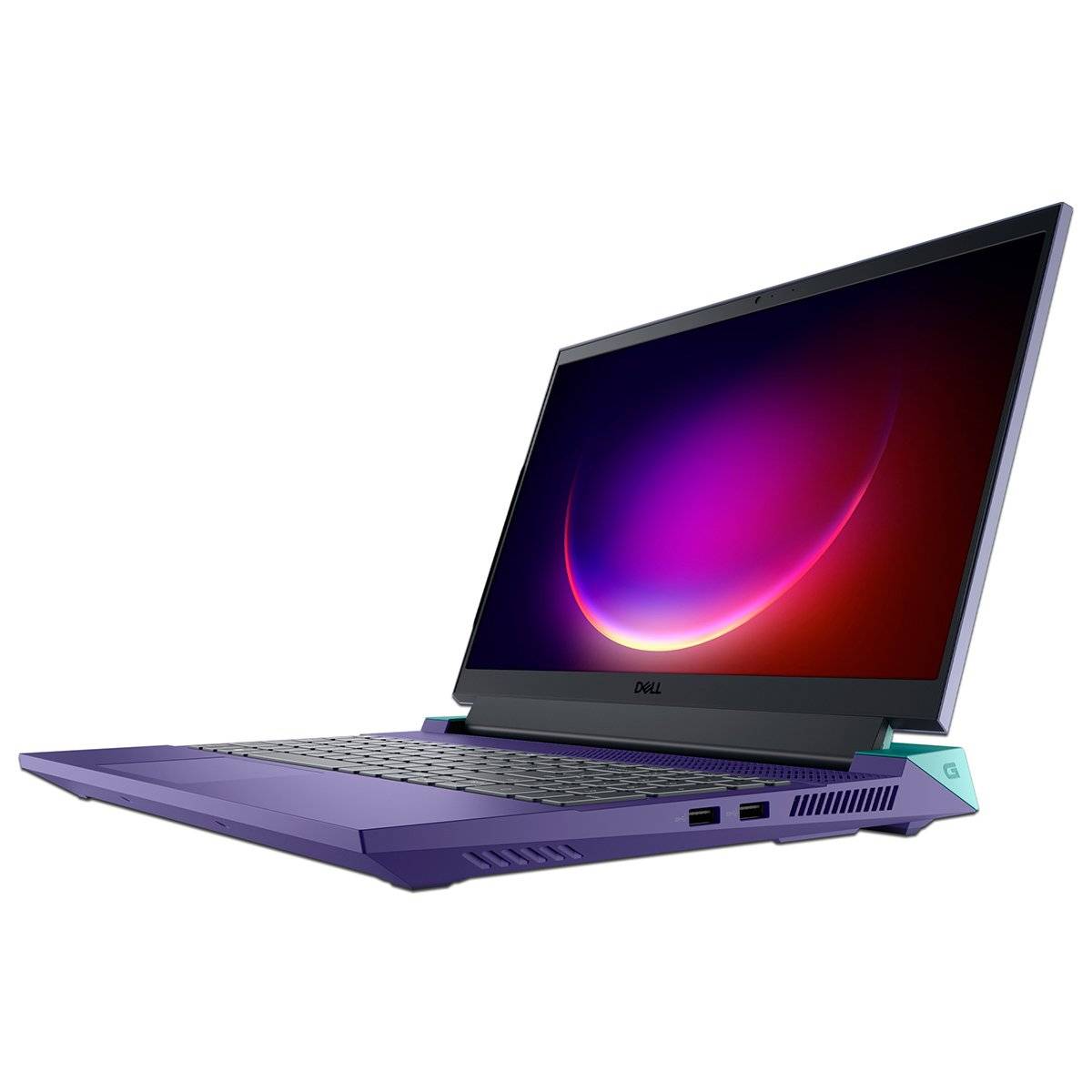 Laptop dell g15 5530 | gaming | core i5-13450hx, 16gb, 512gb | rtx 4050 6gb | 15.6 | win 11 home | purple  and  green | k9c4d |