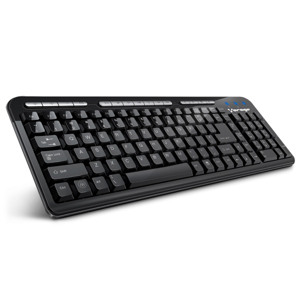 Teclado vorago kb-202 - usb, alámbrico, negro