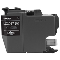 Cartucho de tinta brother lc3017bk - negro