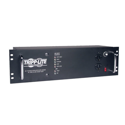 Regulador tripp-lite - 14, negro, hogar y oficina, 2400 w