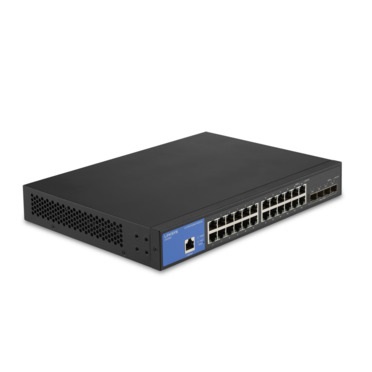 Switch linksys lgs328c administrable 24 puertos + 2 sfp