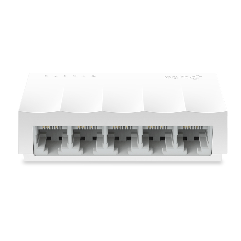 Switch de 5 puertos para escritorio tp-link ls1005 de 5 ptos 10/100m y tecnología green ethernet