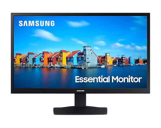 Monitor samsung essential 22 pulgadas - plano, fhd (1920 x 1080), ls22a336nhlxzx