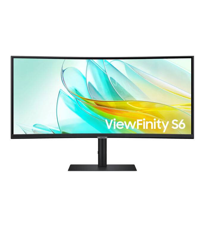 Monitor led samsung 34 pulgadas,ultrawidescreen, viewfinity s6, wqhd 3440x1440, negro, hdmi, usb tipo c, d. port, curvo, 1000r , 5ms, has, 219.