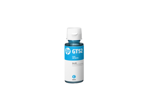 Botella de tinta hp gt52 - m0h54al - cian