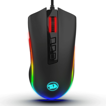 Mouse  redragon cobra chroma - juego, negro