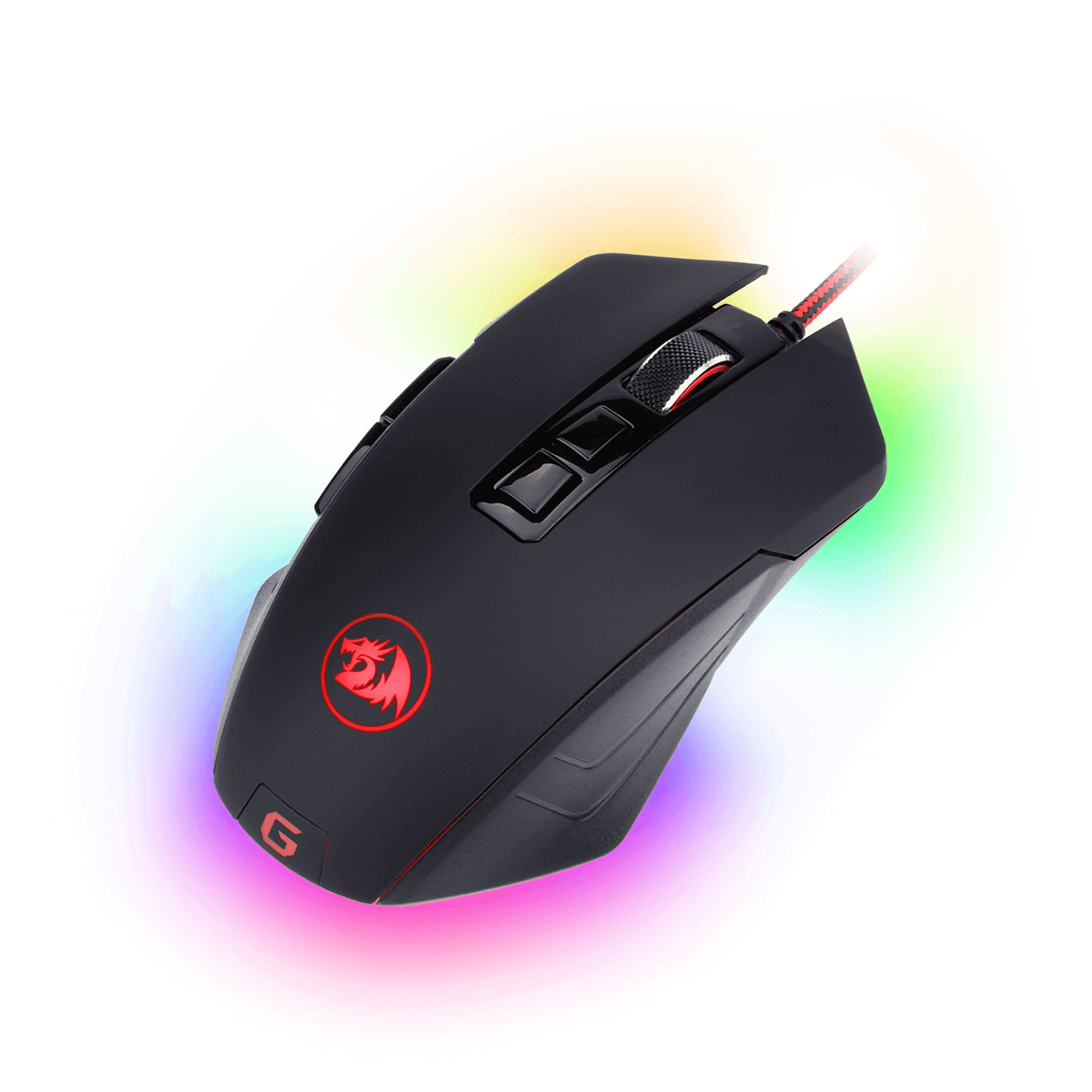 Mouse  redragon dagger 2 - negro, 8 botones